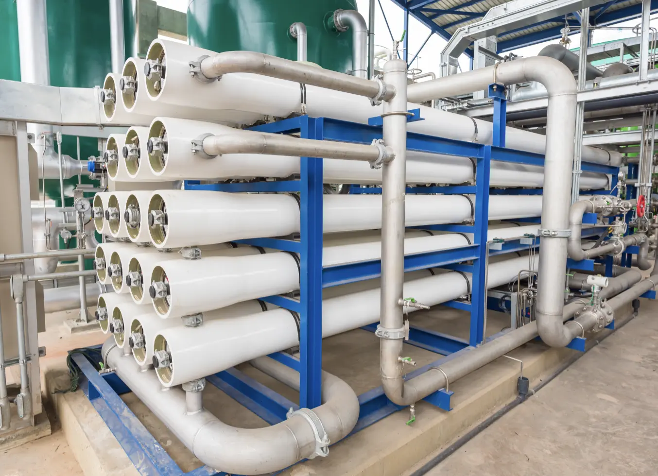 Desalination filtration