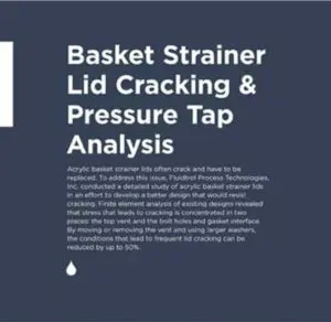 Basket Strainer Lid Cracking Analysis